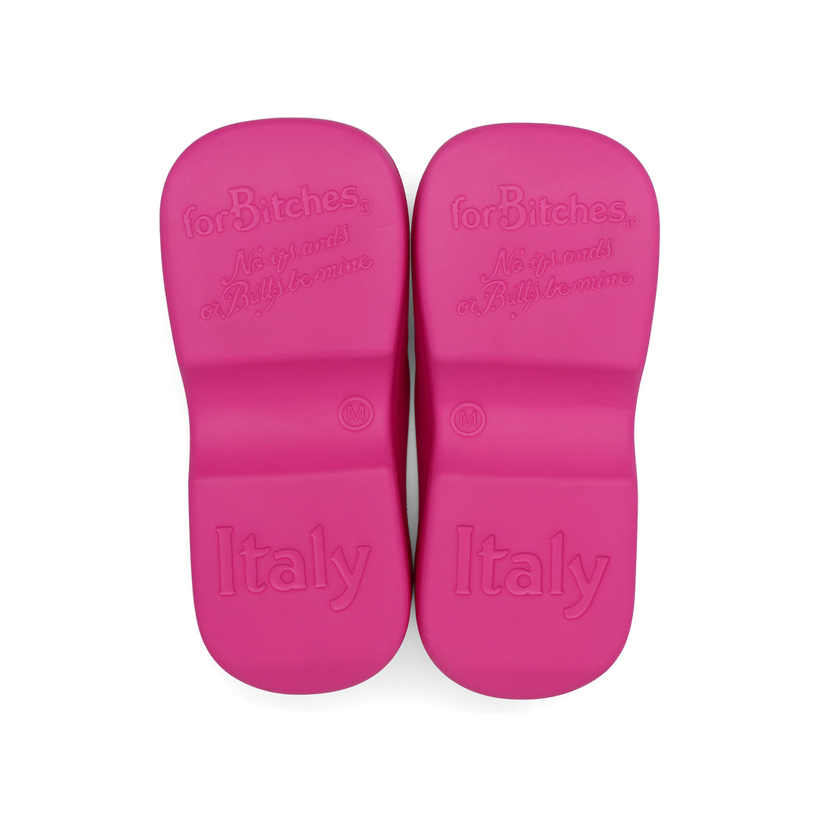 forBitches Company Flip Flops - Fluo Pink